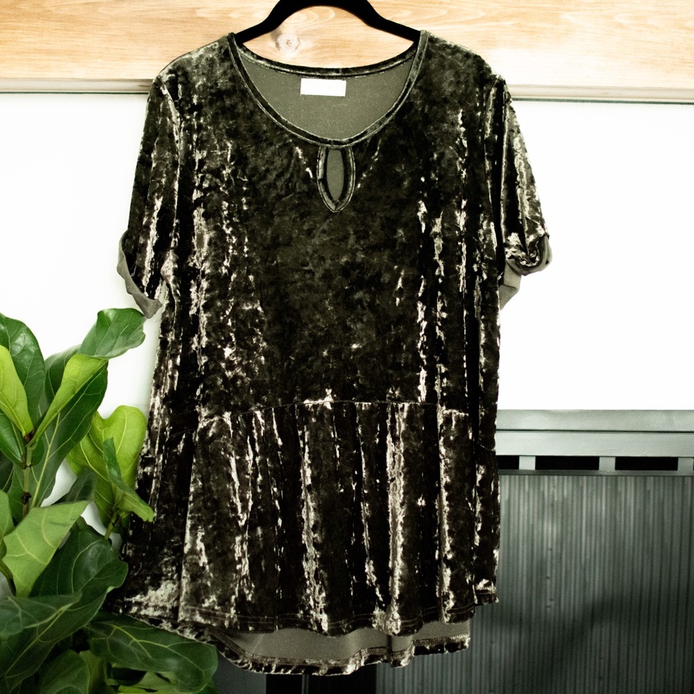 Altar’d State Crushed Velvet Top